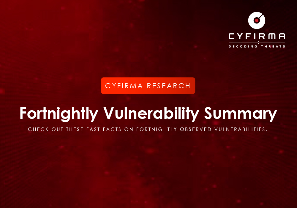 Fortnightly Vulnerability Summary